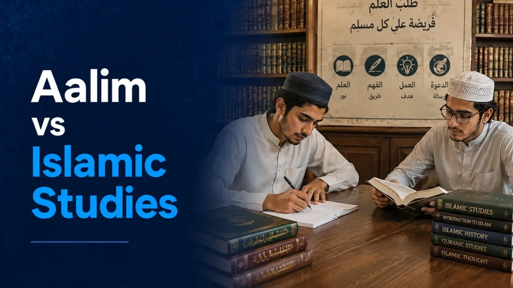 Aalim vs Islamic Studies