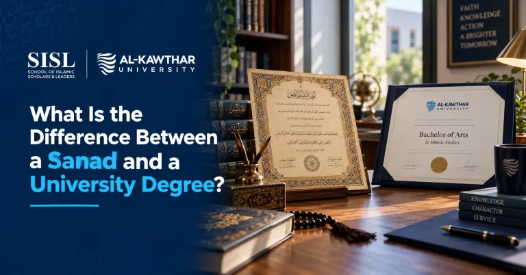 Difference Between a Sanad and a University Degree